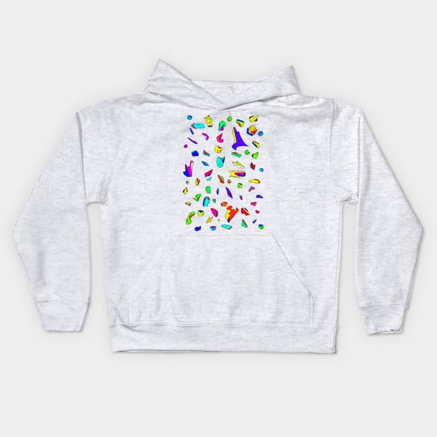 Microbes Kids Hoodie by albertocarlosmontana